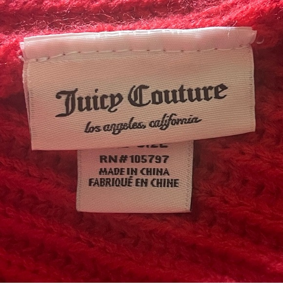 Juicy By Juicy Couture Logo Scarf NWT OS - Picture 4 of 6